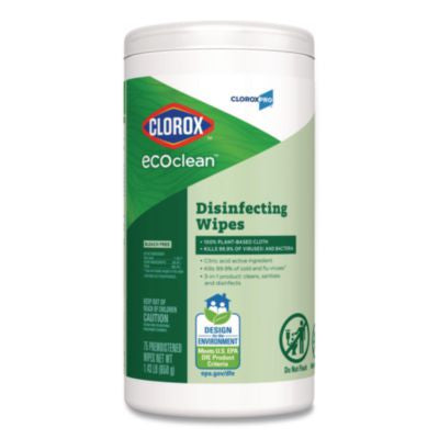 CLO60605EA WIPES,DSNFCT,ECOCLEAN