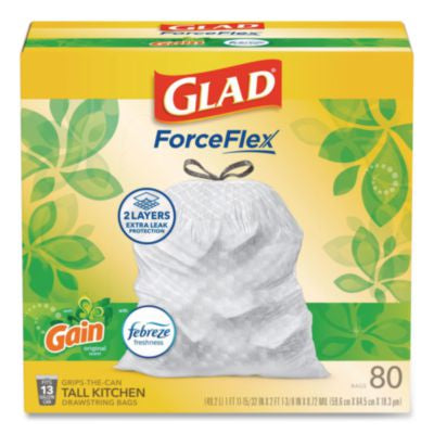 CLO78900BX BAG,GLAD,ODRSHL,GOR,13GL
