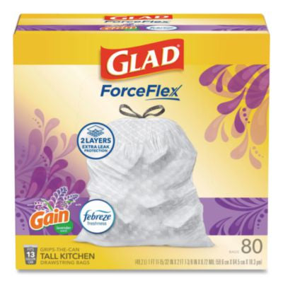 CLO78902BX BAG,GLAD,ODRSHL,LAV,13GL,