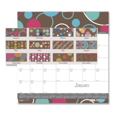 HOD340 CALENDAR,WALL,BUBBLELX,SM