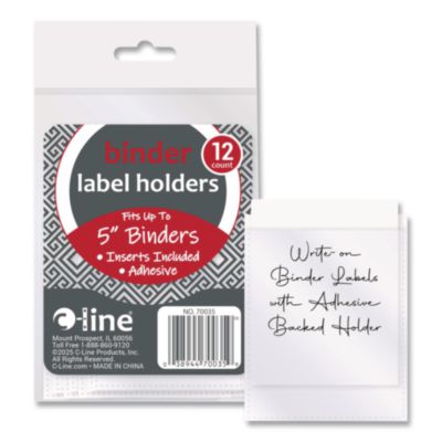 CLI70025 HOLDER,BNDR LBL,2-3.5",12