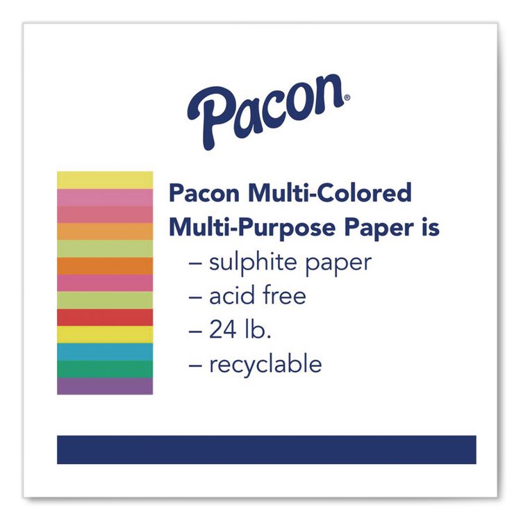 Kaleidoscope Multipurpose Colored Paper, 24 lb Bond Weight, 8.5 x 11, Cobalt Blue, 500/Ream