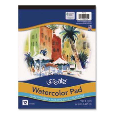 PAC4910 PAD,PAPER,WATERCLR,9X12
