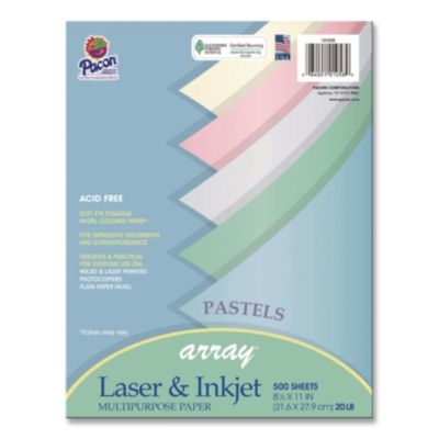 PAC101058 PAPER,LTR,ASTD,20#,500SHT
