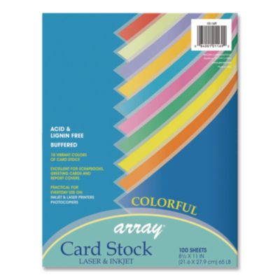 PAC101169 CARD,STK,8.5X11,1C/PK,AST