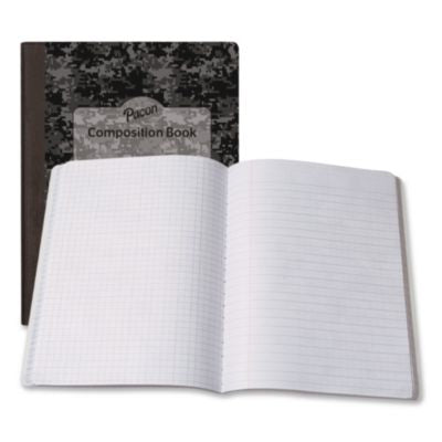 PACMMK37164 PAPER,DUAL,RULED,COMP,BK