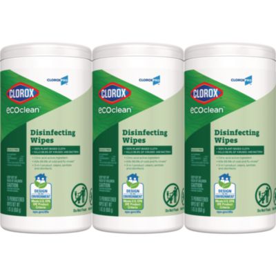CLO60787CT WIPES,ECOCLNDIS,1/3X75