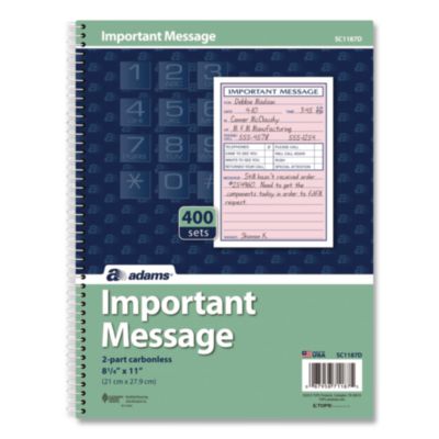 ABFSC1187D BOOK,PHN MSSG,2PT,400ST