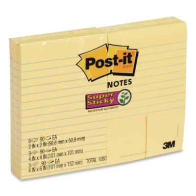 MMM2937240 NOTE,STICKY,CN YL,90SH,12