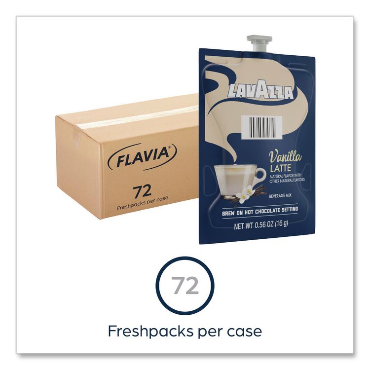 Lavazza Vanilla Latte, 72/Carton