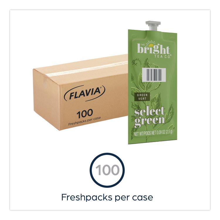 The Bright Tea Co. Select Green Tea Freshpack, 100/Carton