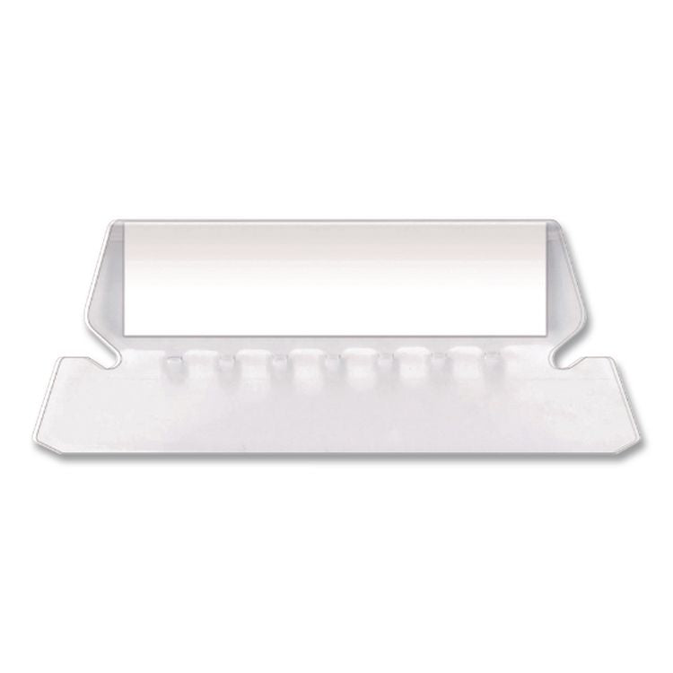 Transparent Colored Tabs For Hanging File Folders, 1/3-Cut, Clear, 3.5" Wide, 25/Pack