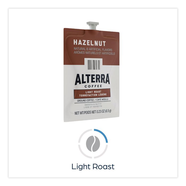 Alterra Hazelnut Coffee Freshpack, 100/Carton