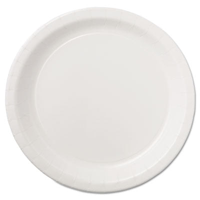 HFMPL7095 PLATE,COTED,9",DP RDGE,WH