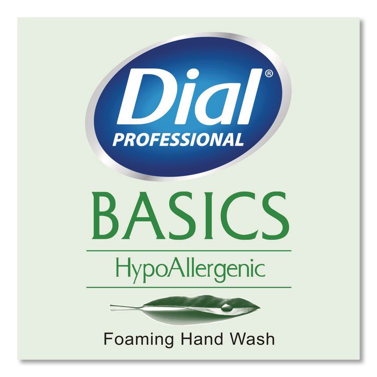 Basics Hypoallergenic Foaming Hand Wash, Fresh Floral Scent, 10 oz Pump Bottle, 8/Carton