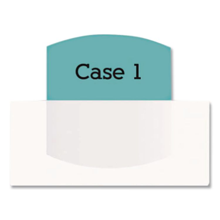 Laser Printable Index Tabs, 1/5-Cut, Assorted Colors, 1.13" Wide, 100/Pack