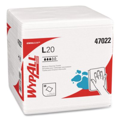 KCC47022 WIPES,G-PUR,4PLY,WH,12/68