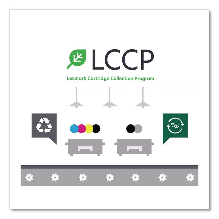 74C00KG Return Program Toner, 3,000 Page-Yield, Black