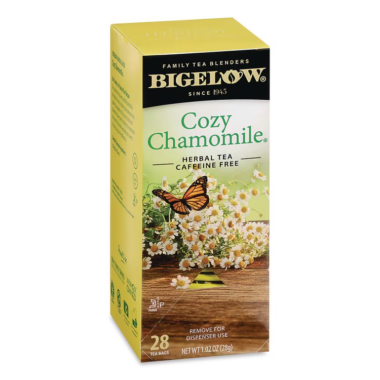 Single Flavor Tea, Cozy Chamomile, 28 Bags/Box