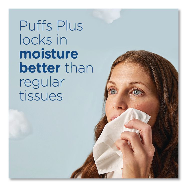 Plus Lotion Facial Tissue, 2-Ply, White, 56 Sheets/Box, 24 Boxes/Carton