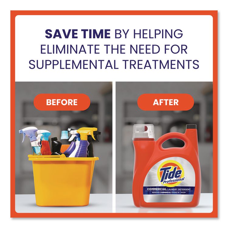 Commercial HE Liquid Laundry Detergent, 105 oz Pour Bottle (Each)