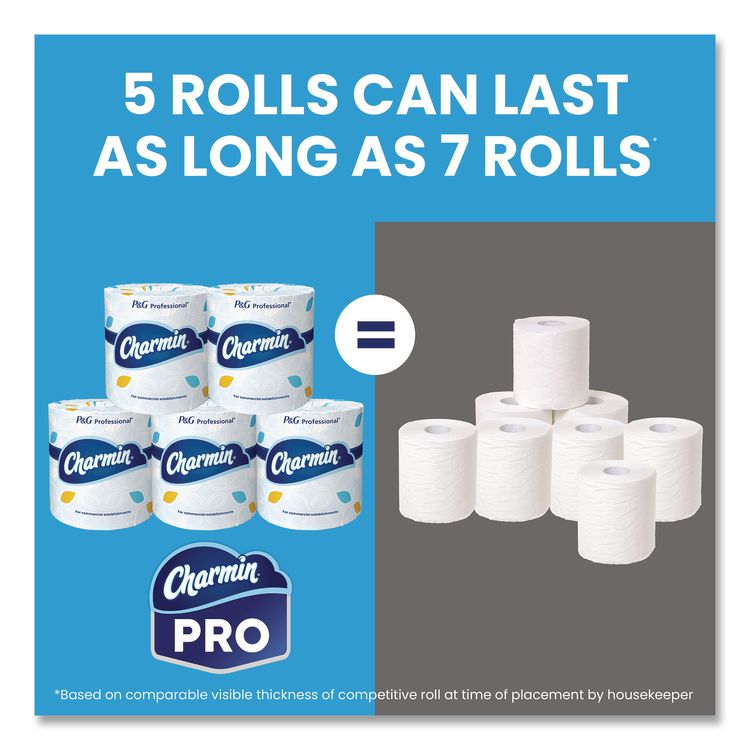 Commercial Bathroom Tissue, Individually Wrapped, Septic Safe, 2-Ply, White, 450 Sheets/Roll, 75 Rolls/Carton