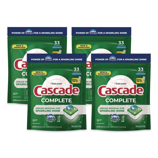 Complete ActionPacs, Fresh Scent, 17.6 oz Bag, 33 Pacs/Bag, 4 Bags/Carton