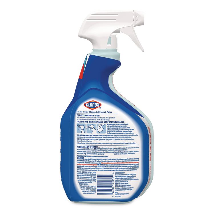 Clean-Up Multi-Surface Cleaner with Bleach, Rain Clean Scent, 32 oz Spray Bottle (Each)