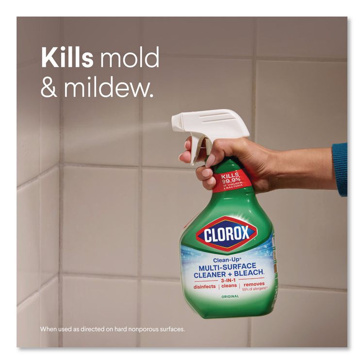 Clean-Up Multi-Surface Cleaner with Bleach, Original Scent, 32 oz Spray Bottle (Each)