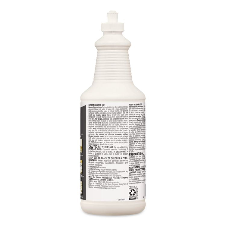 CloroxPro Urine Remover for Stains and Odors, Clean Floral Scent, 32 oz Pull-Top Bottle (Each)