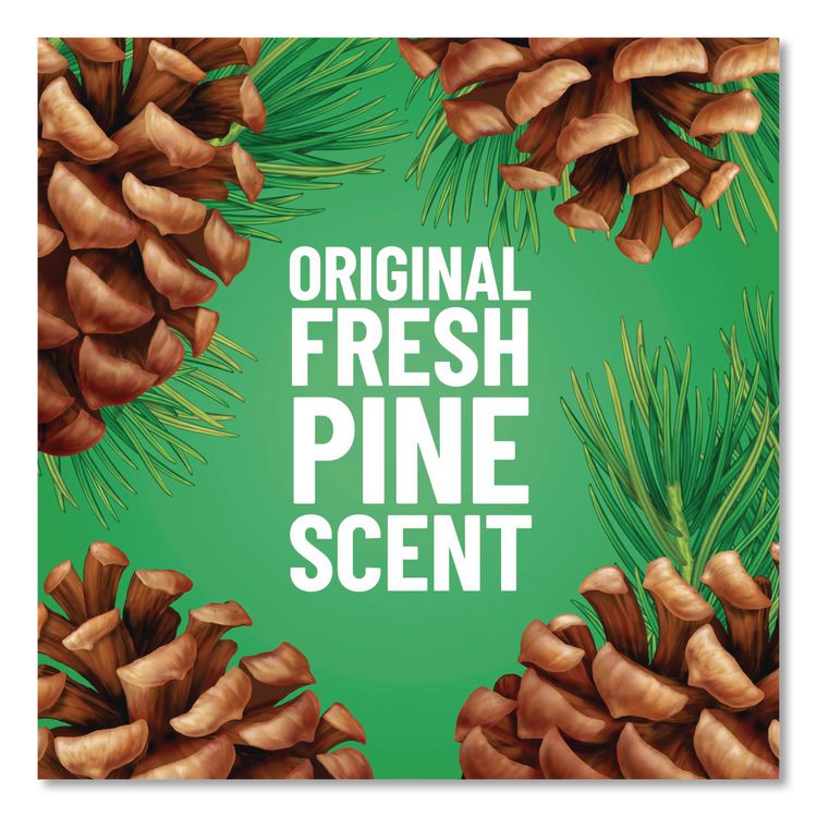 Multi-Surface Cleaner Disinfectant Concentrated, Pine Scent, 80 oz Bottle, 6/Carton