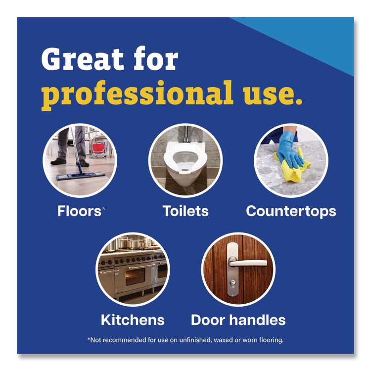 CloroxPro Multi-Surface Cleaner Concentrated, Lavender Clean Scent, 80 oz Bottle, 3/Carton