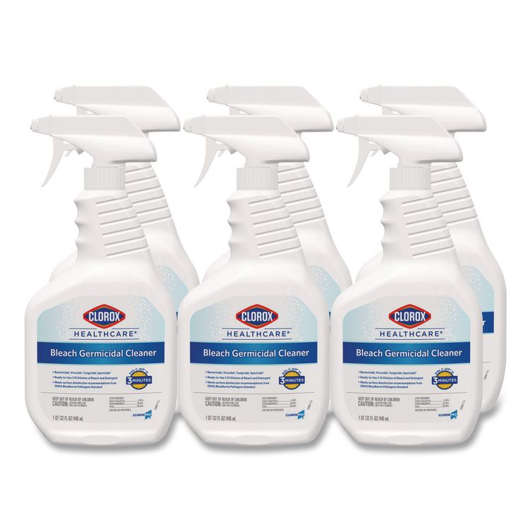 Bleach Germicidal Cleaner, Unscented, 32 oz Spray Bottle (Each)