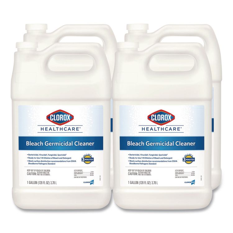 Bleach Germicidal Cleaner, Unscented, 128 oz Refill Bottle (Each)