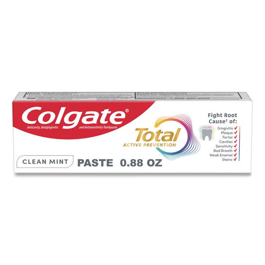 Total Toothpaste, Coolmint, 0.88 oz, 24/Carton