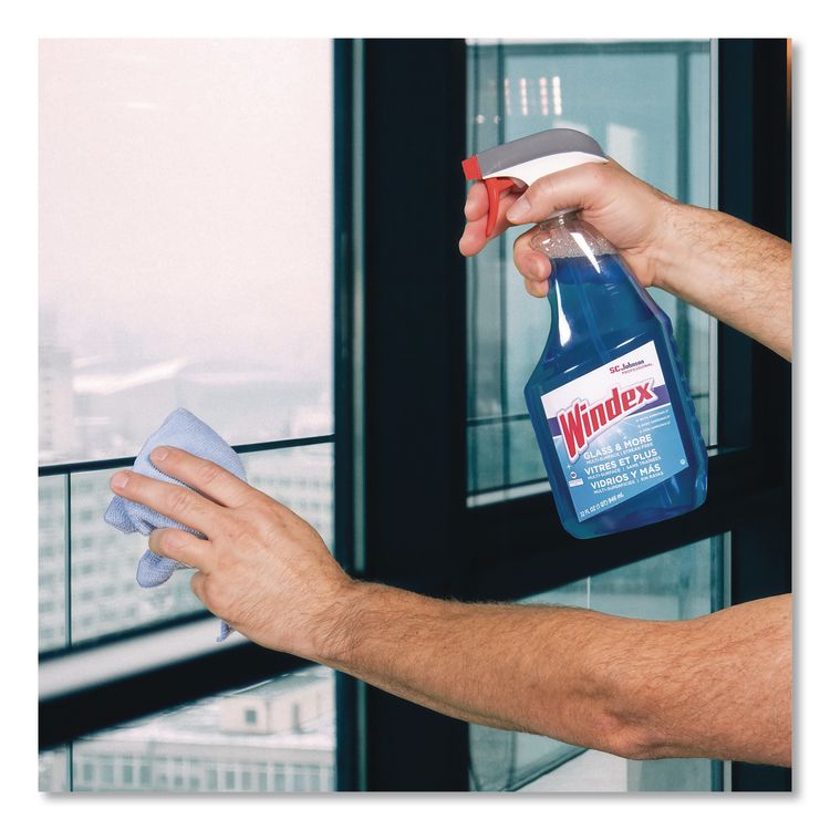 Ammonia-D Glass Cleaner, 32 oz Spray Bottle, 8/Carton