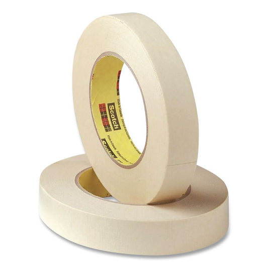 Printable Flatback Paper Tape, 3" Core, 0.5" x 60 yds, White