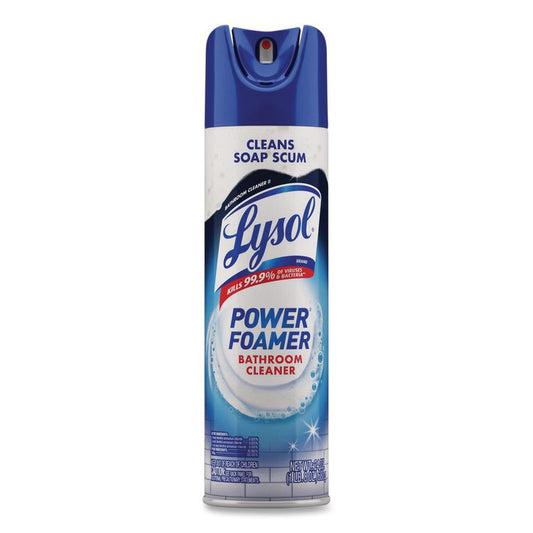 Power Foam Bathroom Cleaner, Unscented, 24 oz Aerosol Spray