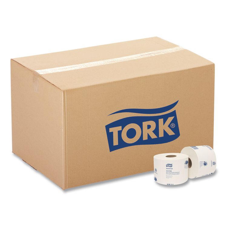 Universal Bath Tissue Roll with OptiCore, Septic Safe, 2-Ply, White, 865 Sheets/Roll, 36 Rolls/Carton
