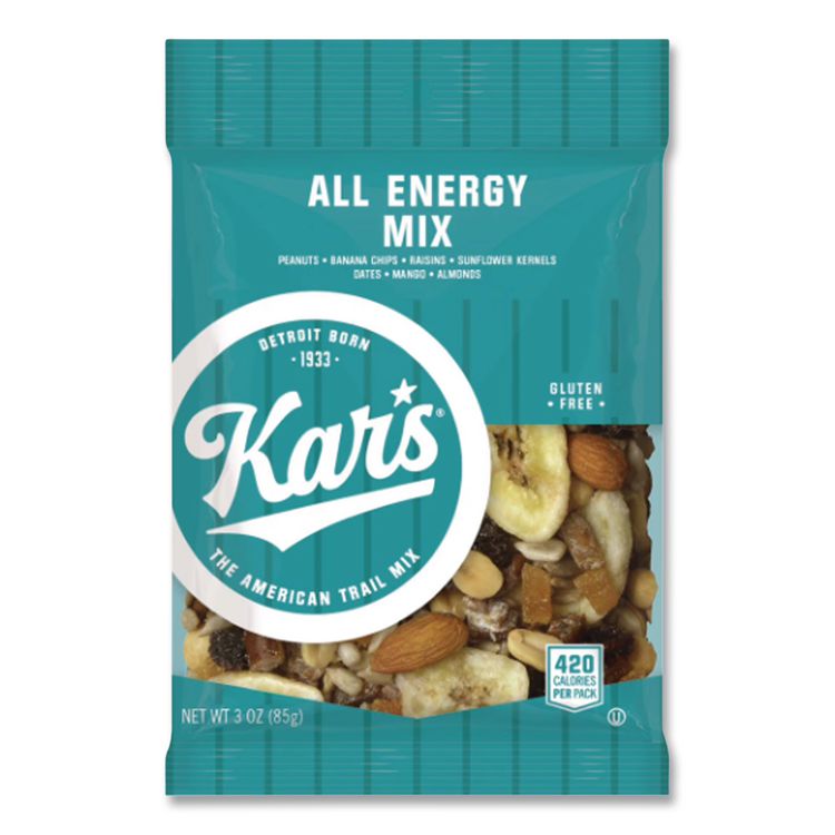 Trail Mix Variety Pack, Assorted Flavors, 18 Packets/Carton