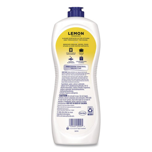 All Purpose Surface Cleanser, Commercial, Lemon Scent, 36 oz Bottle, 6/Carton