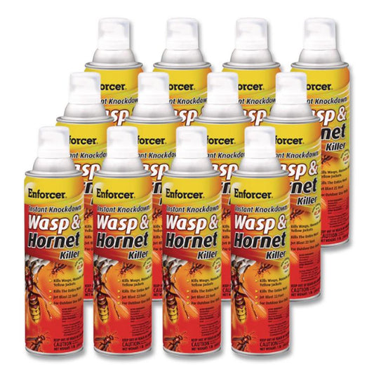 Wasp and Hornet Spray, 16 oz Aerosol Spray, 12/Carton