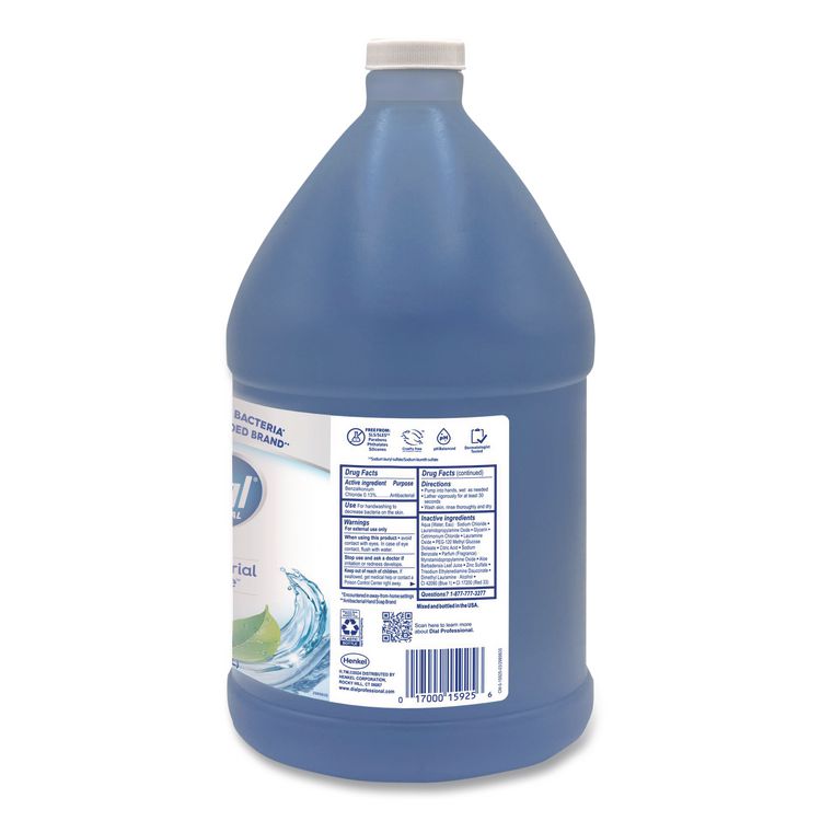Antibacterial Defense Liquid Hand Soap, Spring Water Scent, 1 gal (Each)