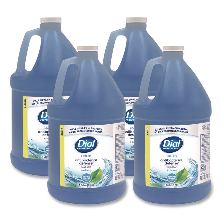 Antibacterial Defense Liquid Hand Soap, Spring Water Scent, 1 gal (Each)