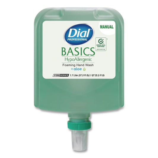 Basics Hypoallergenic Foaming Hand Wash Refill for 1700 Dispenser, Fresh Floral Scent, 1.7 L (Each)