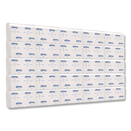 Premiere Folded Towels, 1-Ply, 9.4 x 12,4, White, 120/Pack, 25 Packs/Carton