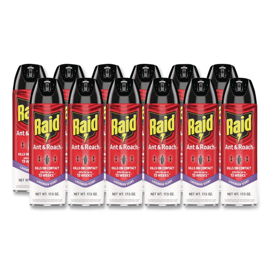 Ant and Roach Killer, 17.5 oz Aerosol Spray, Lavender (Each)