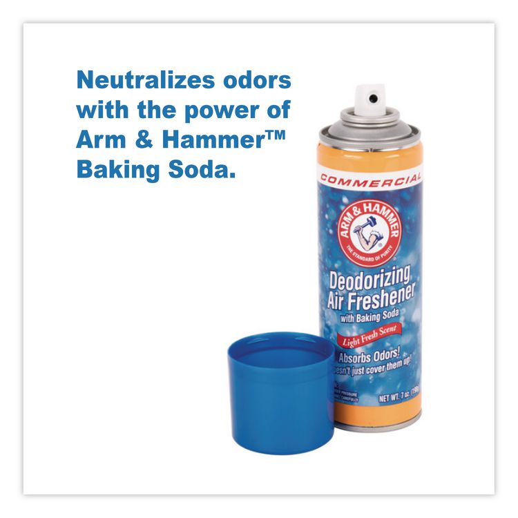 Baking Soda Air Freshener, Light Fresh, 7 oz Aerosol Spray