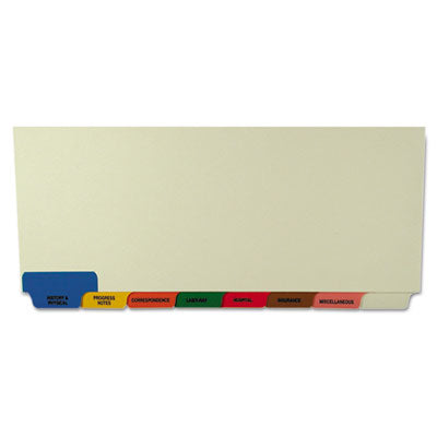 TAB54500 DIVIDER,INDEX,8-TAB, BTM,