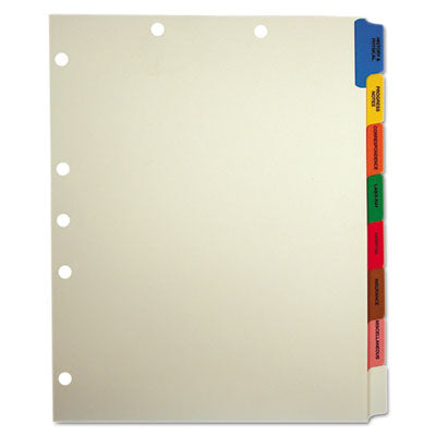 TAB54505 DIVIDER,INDEX,8-TAB, SIDE